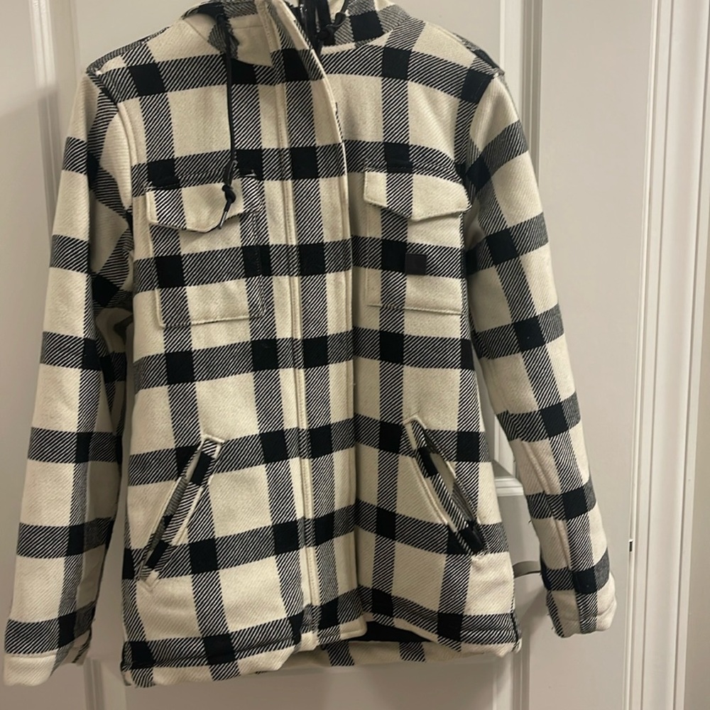 EUC CARHARTT Women’s Plaid Hooded Jacket, size XS